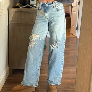 Levi baggy jeans with holes Brand new.  Never worn.